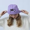 Winter Female Cat Embroidered Bonnets Cute Cat Acrylic Knitted Hats Soft Warm Beanies For Women Men