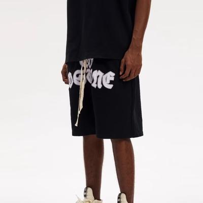 Americké retro High Street ležérní sportovní šortky pánské letní tenké značkové hip hopové volné a všestranné pětibodové kalhoty