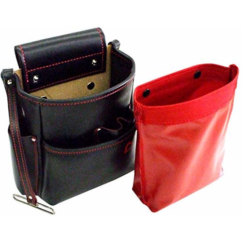 Marvel Waist Gear Electrician's Pocket, High Quality Type, Red, MDP-210HR