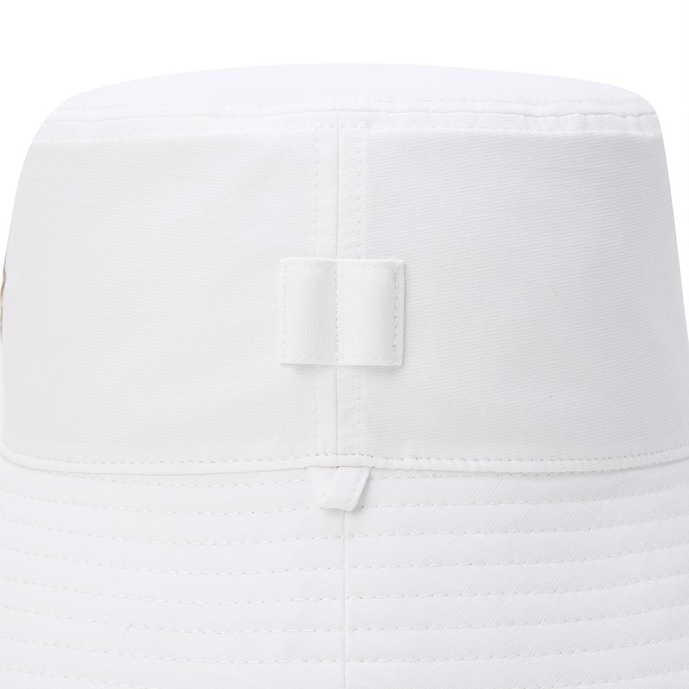 MALBON GOLF Wende-Eimerhut Off White