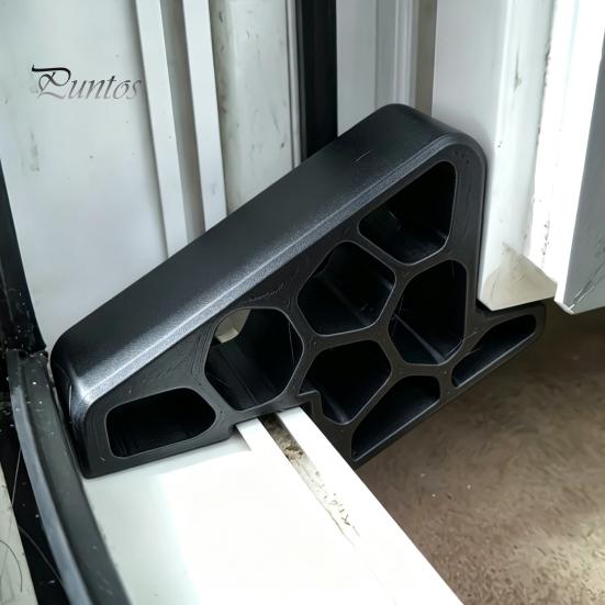 Heavy Duty Door Stop 2/3/4Pcs Window Stopper with Track Lock, Safety Non Slip Wedge Wedge, No-Tool Installation Balcony Security
