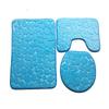 3PCS Home Bathroom Bath Mat Set Toilet Mat Non-slip Bath Mat Bathroom Carpet Shower Carpet Set Toilet Cover Floor Mat
