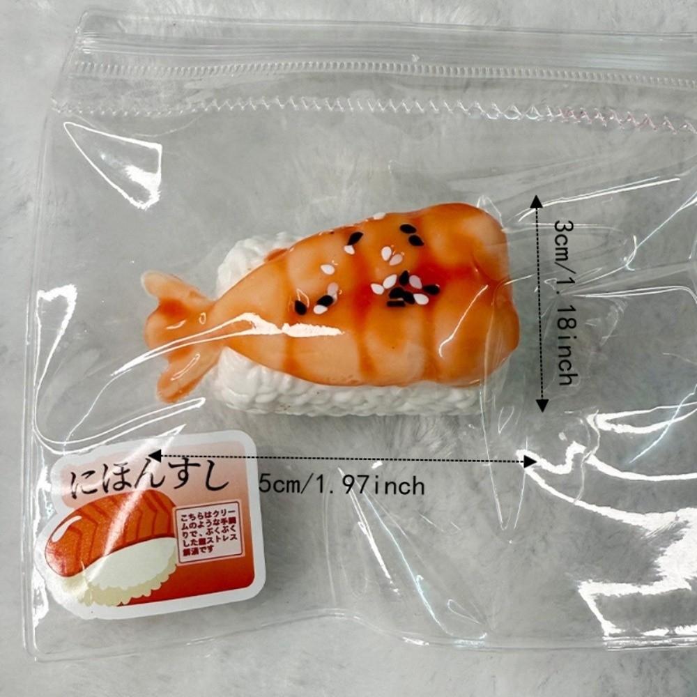 Silicone Sushi Squeeze Squishy Toys Slow Rebound Decompression Toy New Sensory Fidget Toy  For Kids