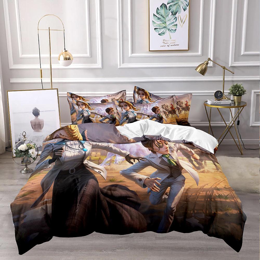 Fifth Personality Quilt Cover Bedding 3D Digital Printing Three-Piece Set
