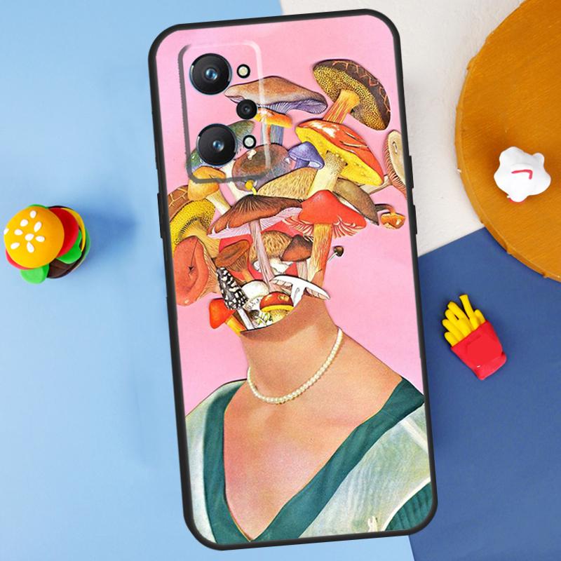 Indie Hippie Art For Realme 11 10 12 13 14 Pro Plus GT 5 6 6T GT7 Pro C61 C53 C51 C21Y C25S C55 C67 C75 Case