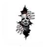 Car Sticker Horror Characters Skull Force Open From Cracked Series Car Styling Automobile Window Body Halloween Decal Decoration