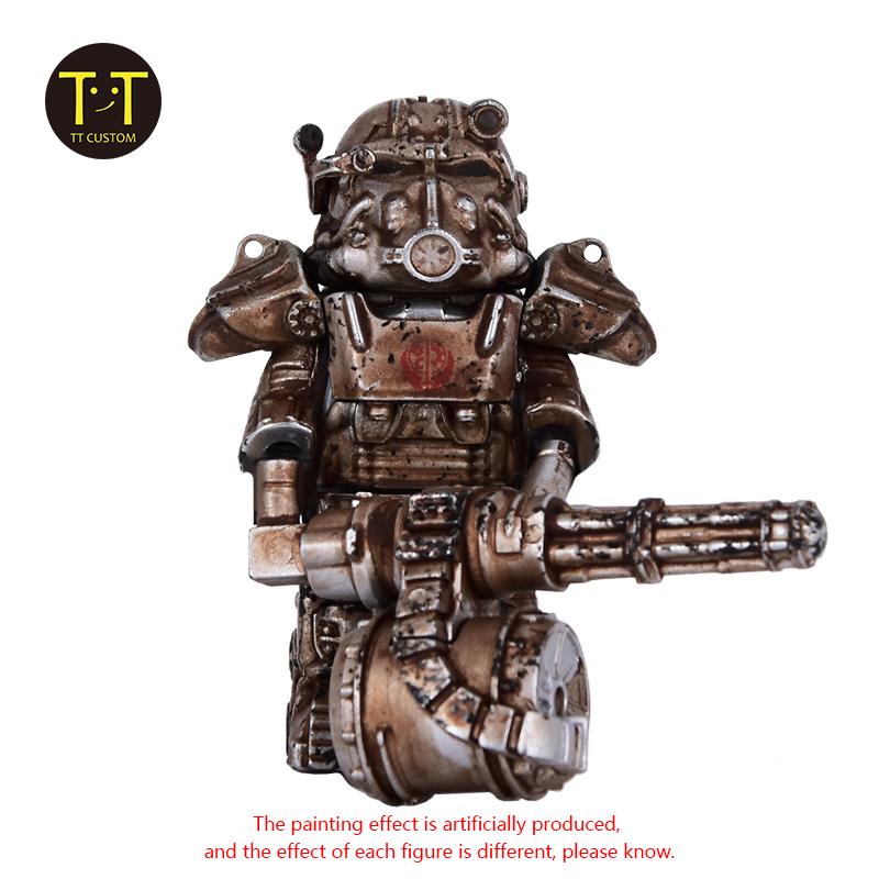 MOC Military X-01 Mech Anime Action fallouted Knights Bracket Scale Model Figures Weapons Robots Mecha Building Block Set Block Bricks Toy