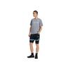 Li Ning Cba Series Logo Letter Print Short Sleeve T-Shirt Men Tops Gray ATSR565-1