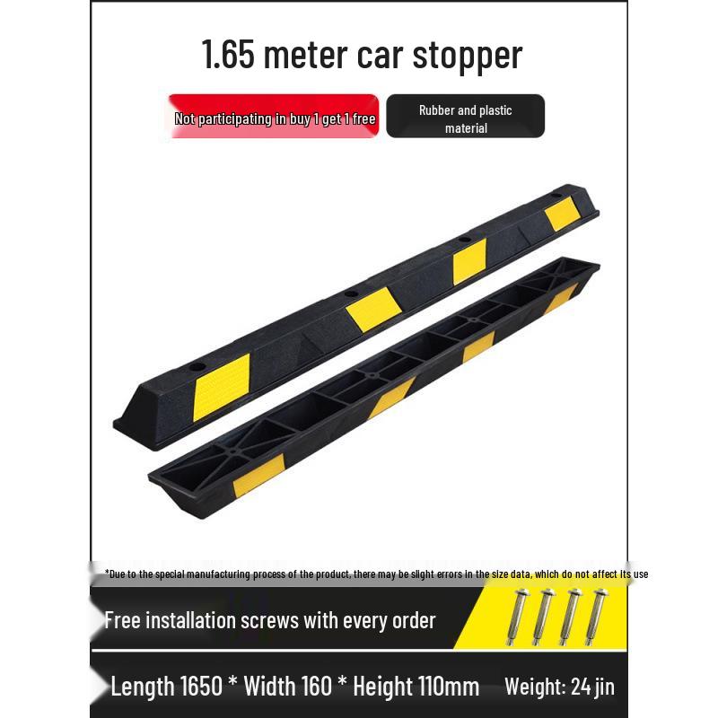Rubber Parking Space Wheel Stopper and Positioner