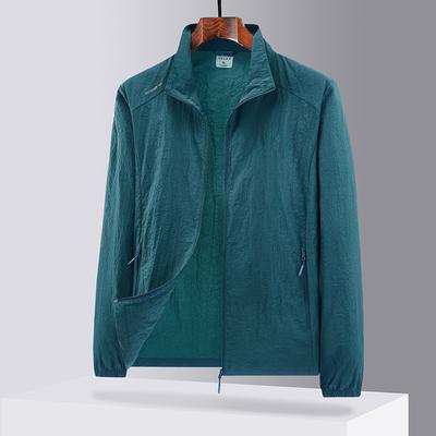 Cold Silk Cool Sunscreen Clothing Summer New UV Protection Fishing Sunscreen Clothing Men's Thin Jacket Jacket