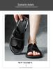 Men's Korean Style Summer Sandals: Non-slip, Trendy, Single Strap Beach Slippers