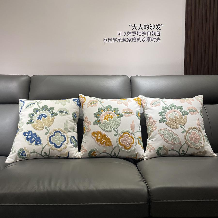 Nordic Ins Klein Frisch Einfach Bestickt Kissen Bouquet Kissenbezug Wohnzimmer Sofa Kissen Schlafzimmer Kissen