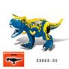 Big Dimension Assembled Construction Blocks Plaything Dinosaur World Triceratops Tyrannosaurus Children Animal Miniature Bricks Playthings for Boys