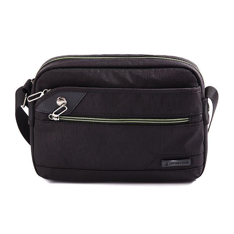 Simple Business Oxford Cloth Men's Messenger Bag Daily Commute Large Capacity Waterproof Wear-resistant Messenger Bag Men