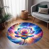 1pc home carpet colorful tulip design rug non slip office decor gift living room bedroom