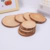 DIY Round Pine Wood Slices for Handmade Crafts and Halloween Ornaments