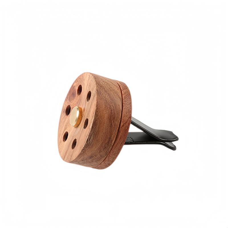 

1Pcs Car Essential Oil Diffuser Wooden Aroma Diffuser Car Vent Clip Wooden Carved Aromatherapy Diffuser Auto Air Freshener