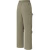 Adidas Elastic Waist Pocket Straight Leg Casual Pants Women Bottoms Brown JL8282