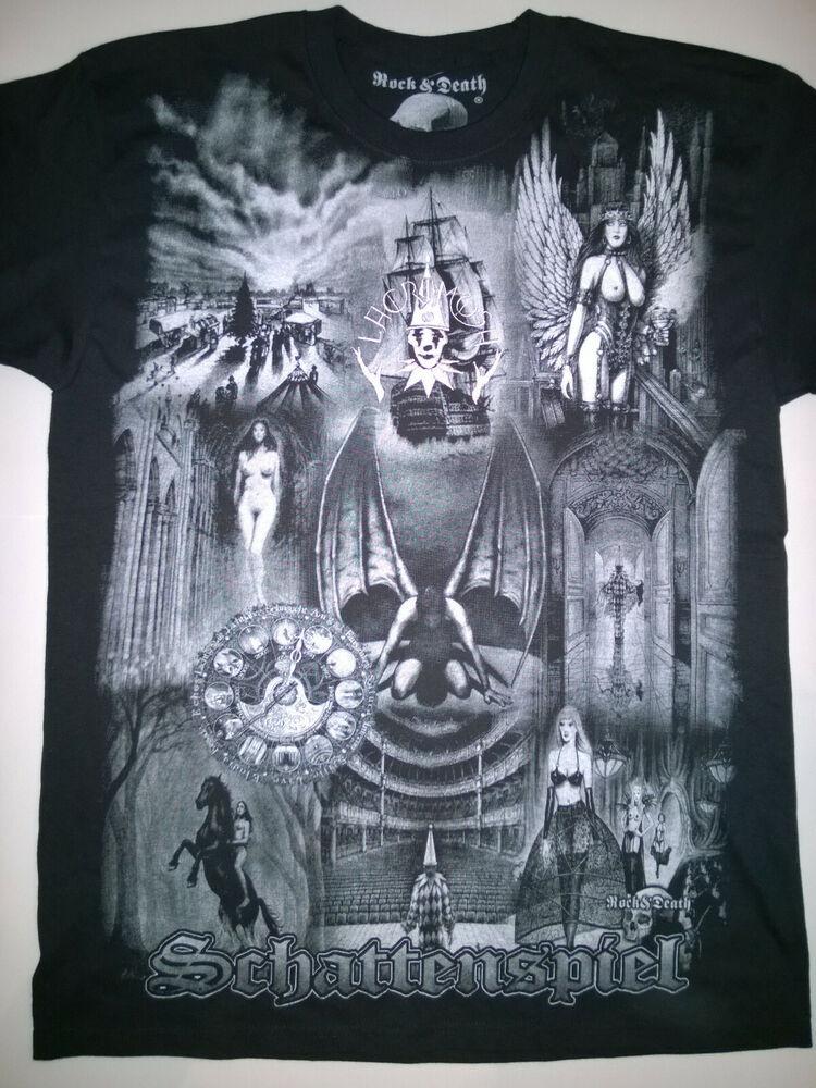 

Футболка Lacrimosa с вышитым логотипом, редкая светящаяся змеиная кожа Therion Goth Tilo