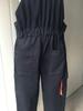 Japanese Fashion Unisex Pure Cotton Multi-Pocket Overalls with Custom Printing