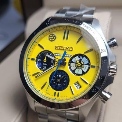 SEIKO 8T63-03N0 Doctor Yellow x Sumikko Gurashi Collaboration