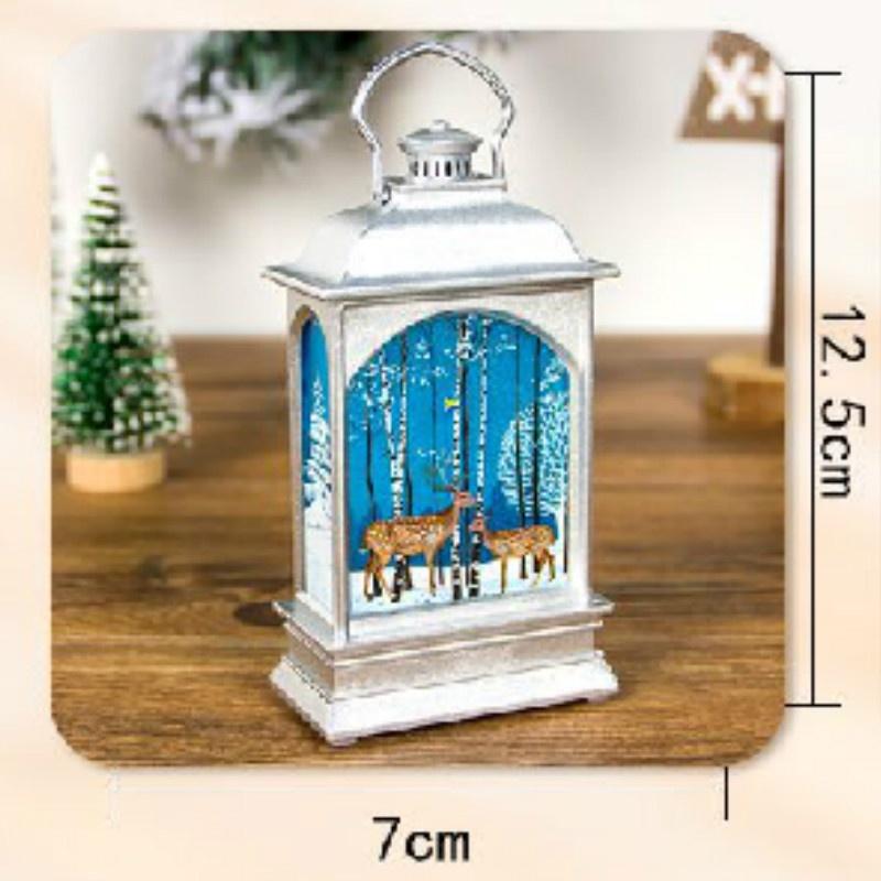 Christmas Decorations Painted Portable Christmas Lights Creative Christmas Small Lights Decorations