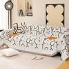 Cartoon Cute Rabbit Sofa Cover Towel Four Seasons Universal Non-Slip Anti-Scratching All-Inclusive Cushion Chenille Sofa Blanket