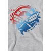 Captain America Childrens/Kids Gradient Shield Heather Pull Over Hoodie