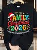 Family Christmas 2026 Making Memories Together Graphic Print T Shirt for Men's Holiday Party Outfit Festive Apparel with