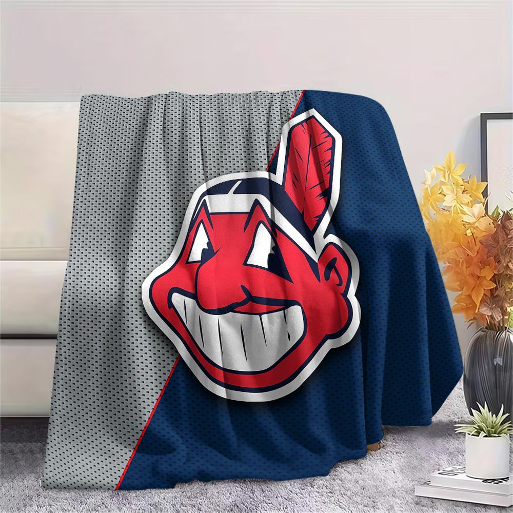 Cleveland Indians Flannel Blanket, High quality Comfortable for All Seasons, Home Decor, Warmth and Comfort