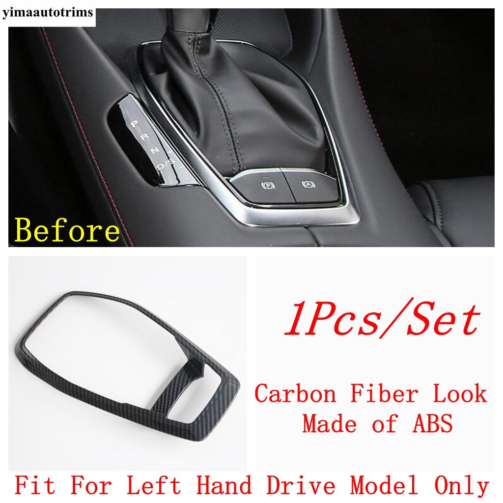 Central Control Transmission Shift Gear Panel Frame Decoration Cover Trim For MG 5 2025 2026 Carbon Fiber  Accessories Interior Carbon Fiber Look-A