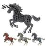 Horse Lover Gift Idea Brooch Retro Style Sparkling Rhinestones Alloy