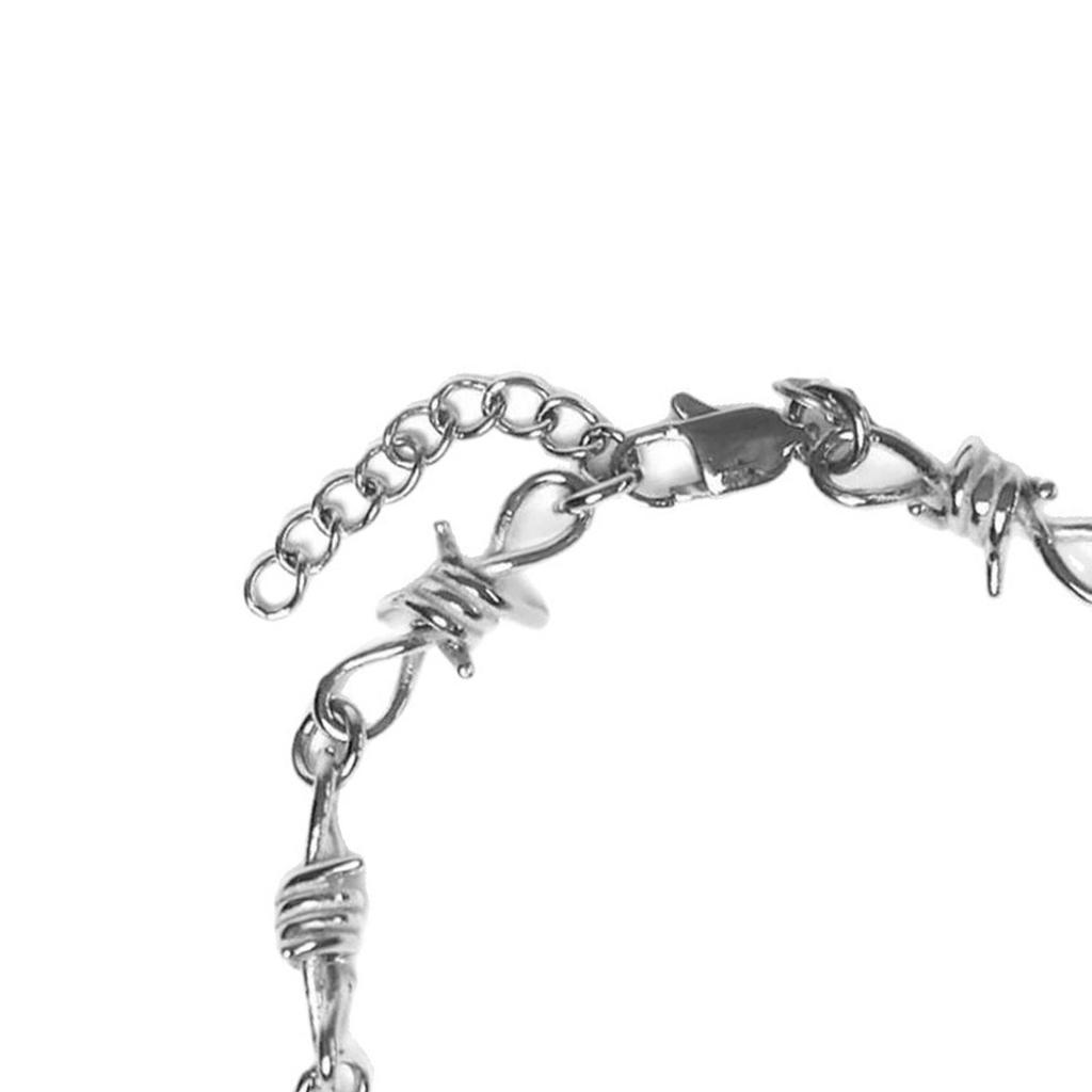 Edgy Adjustable Unisex Spiked Cuff Bracelet Silver Alloy Gothic Jewelry Perfect For Music Festivals Bold Fashion Gift