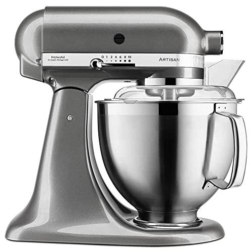 Kitchenaid Versilbert Artisan 5Ksm185ps Standmixer 300 W Silber - Bild 4