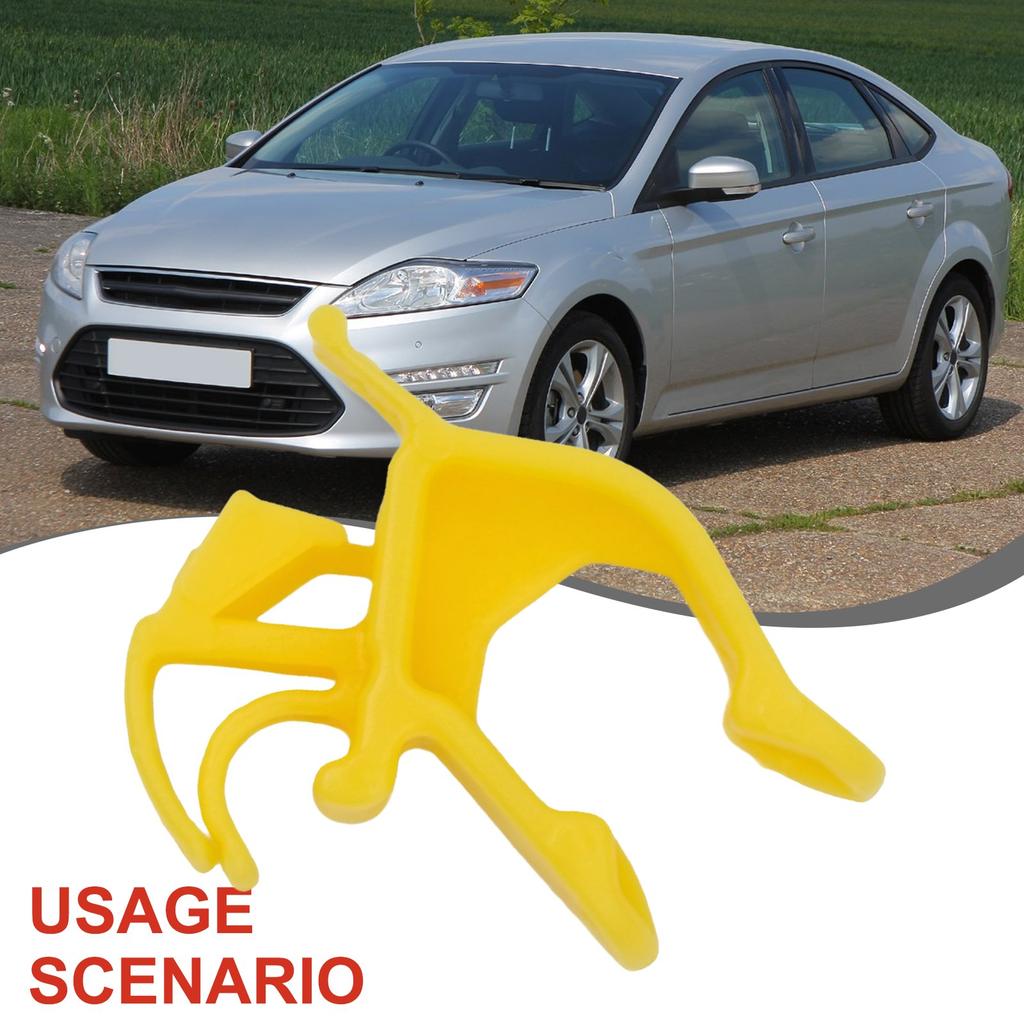 Retaining Clip Rod Bonnet 1PC Yellow High Quality New
