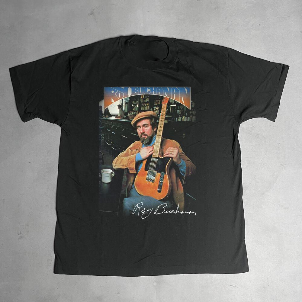 Roy Buchanan signature Guitar Unisex TShirt Full Size S to 5XL Unisex T-Shirt L