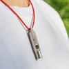 Multistyles Waterproof Titanium Whistle Mini Emergency Exploring Accessories  Outdoor EDC Tool