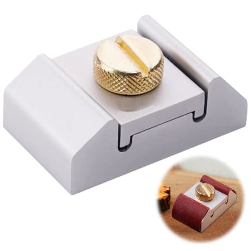 EsiFare Sandpaper Holder, Hand Sander, Edge Grinding and Polishing Tool, Ergonomic Design, Reduces Hand Fatigue, Non-Slip, Easy To Use, for Woodworkin
