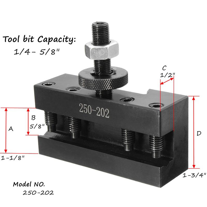 A96I-250-202 Quick Change Bxa  2Xl Tool Post Oversize Boring Turning Holder Boring/Facing/Turning Holder For Lathes Tools