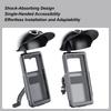 Scooter Phone Holder Support with Sun Hat Waterproof Mobile Phone Mount for Riding Motorcycles Bicycles Scooters Strollers