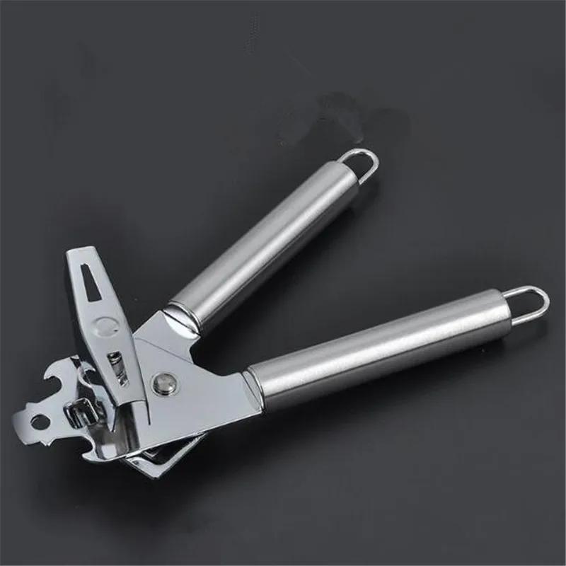 Stainless Steel Professional Tin Manual Can Opener Craft Beer Grip Opener Cans Bottle Opener Kitchen Gadgets Multifunctional