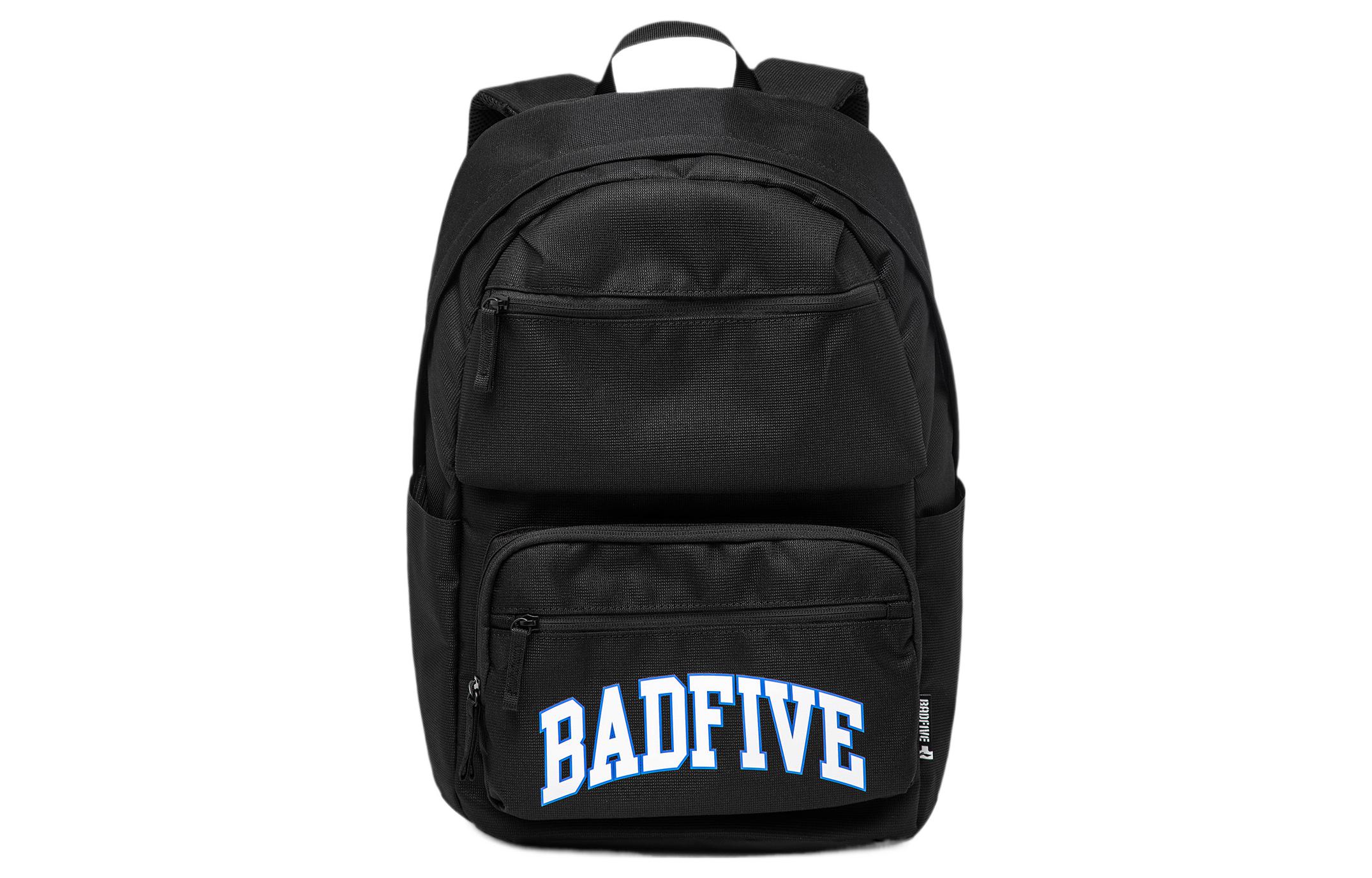 Li Ning Badfive Polyester Backpack Regular Unisex Black ABST225 One Size
