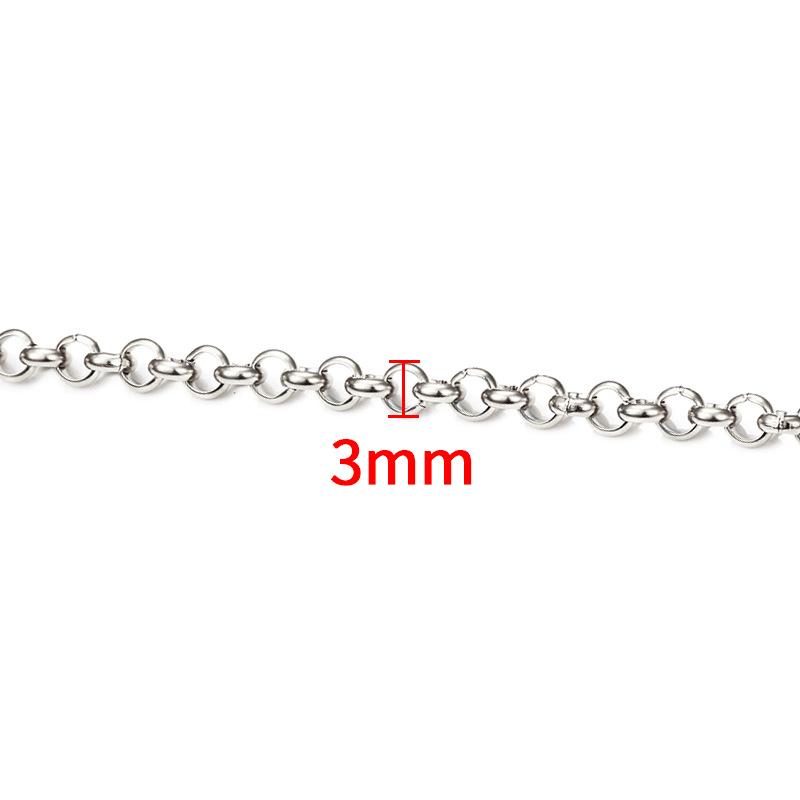 Stainless Steel Gold Chain for DIY Jewelry: Necklace & Bracelet Fashion Accessory