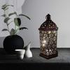 Retro Style Hanging Hollow Carved Light Battery Operated Desk Lamp for Room Ornament