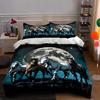 Galloping Horses Moonlit Bedding Duvet Cover Sets Duvet Covers Pillowcases Gifts (1 * Duvet Cover 2 * Pillowcases, Without Duvet Insert)