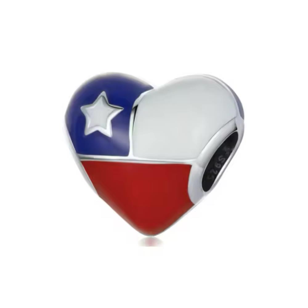 New Copper Country Flag Boutique Charm Pendant Beads Fit Original Bracelets Necklaces Diy Women Man Jewelry Gift