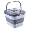 1Pc Storage Container Bin Sealed Cans 10kg - Gray