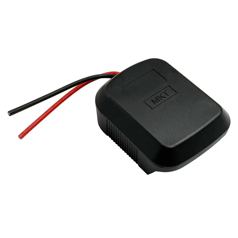 ABS Li-ion Battery Holder Portable Durable Battery Connector with Cable Practical Adapter Converter Base for Makita