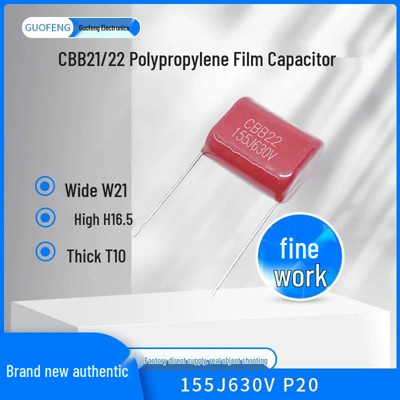Metallized Film Capacitor 1.5uF 155J 100V-630V CBB21/22 K CL