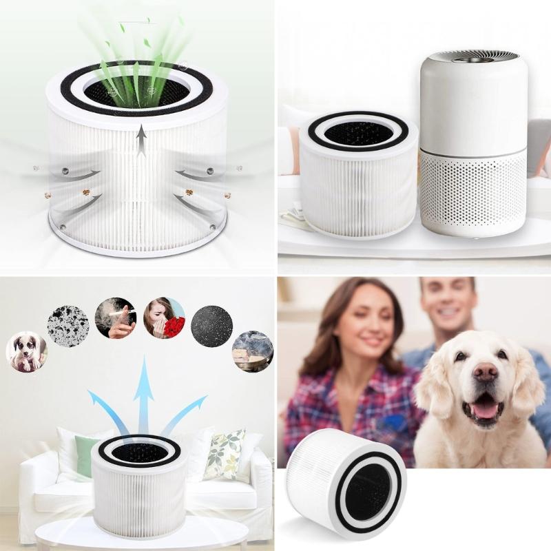 2 PCS Plastic Air Cleaners Filter Part Air Purifier Filter Plastic Air Cleaners HEPA Filter Accessories for Core 300RAC